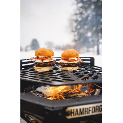 Bacon and Cheese burger patties - 100% Angus